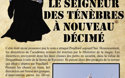 La gazette du sorcier: jeudi le 18 octobre 2018