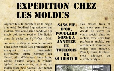 La gazette du sorcier: Poudlard, mercredi 17 octobre