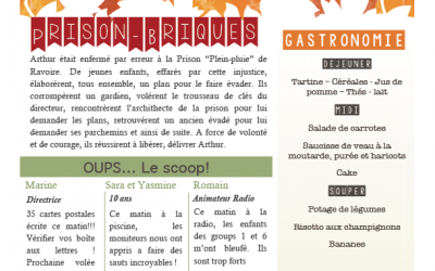 Les rubriques de Ravoire: Lundi 30 Oct. 2017
