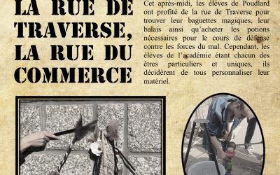 La gazette du sorcier: Poudlard, lundi 15 octobre 2018